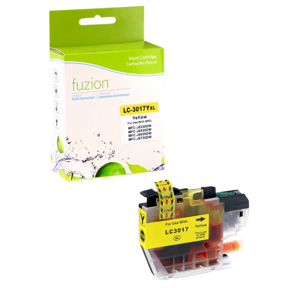 Cartouche compatible Brother LC3017Y Jaune
