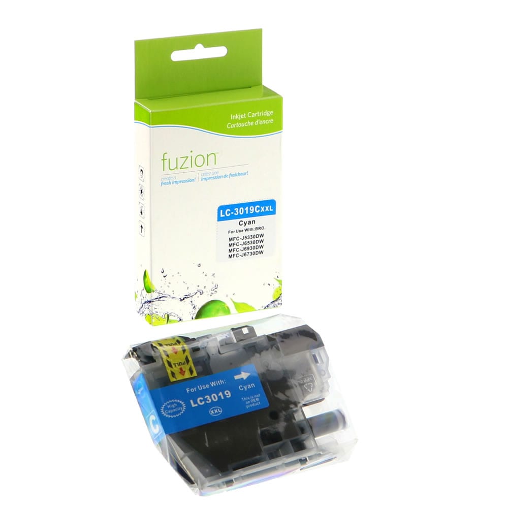 Cartouche compatible Brother LC3019C Cyan