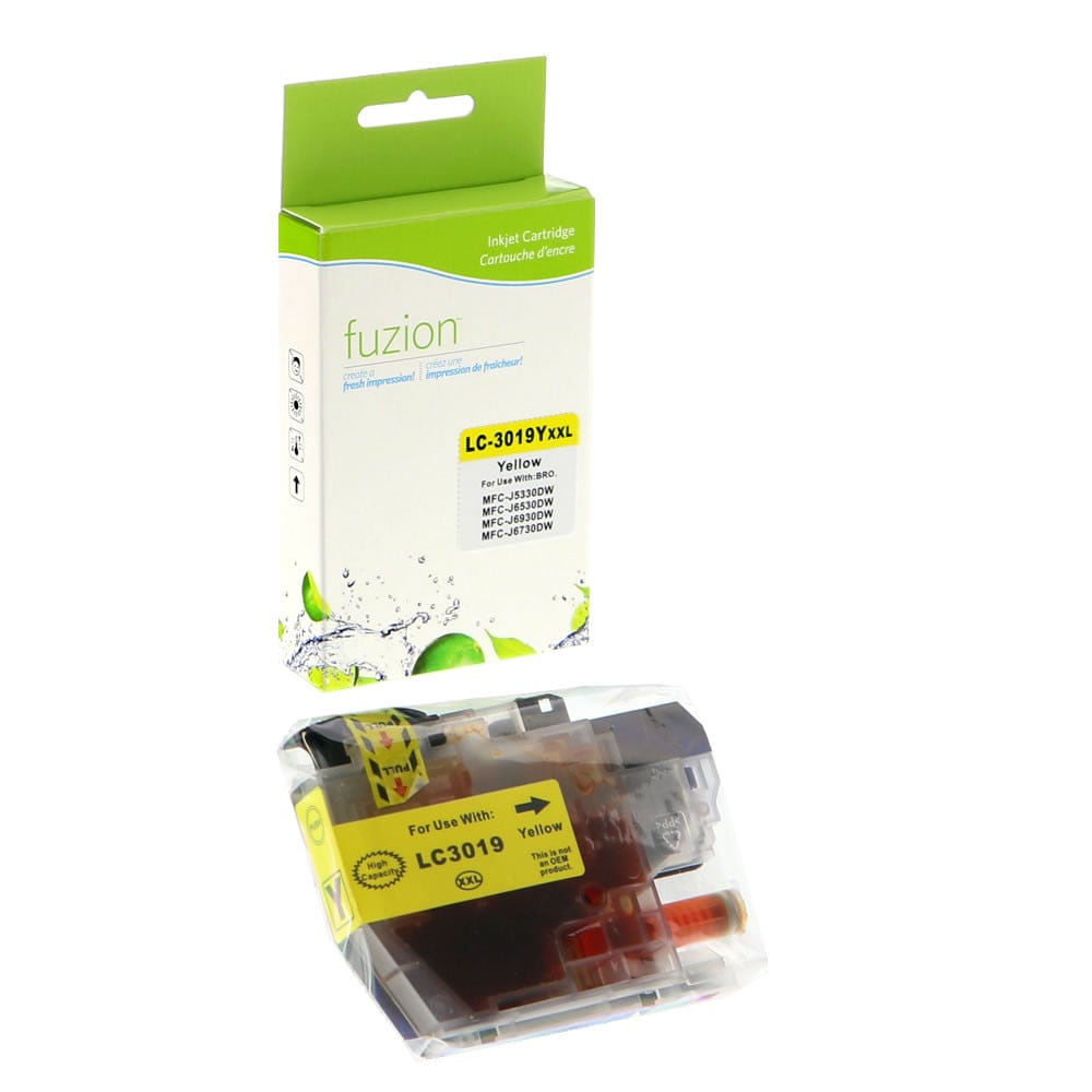 Cartouche compatible Brother LC3019Y Jaune