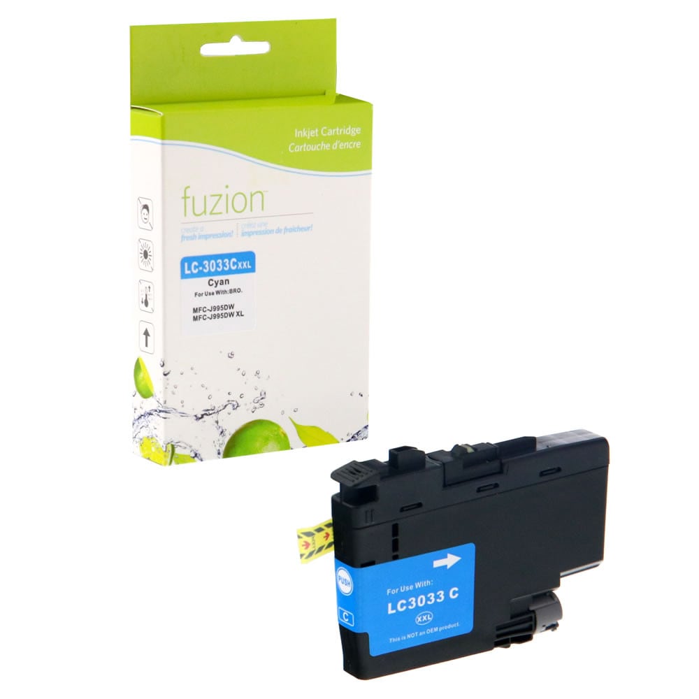 Cartouche compatible Brother LC3033C Cyan