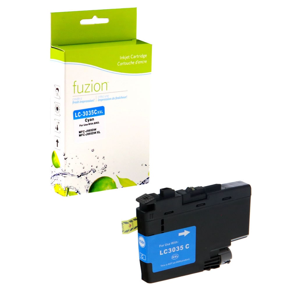 Cartouche compatible Brother LC3035C Cyan