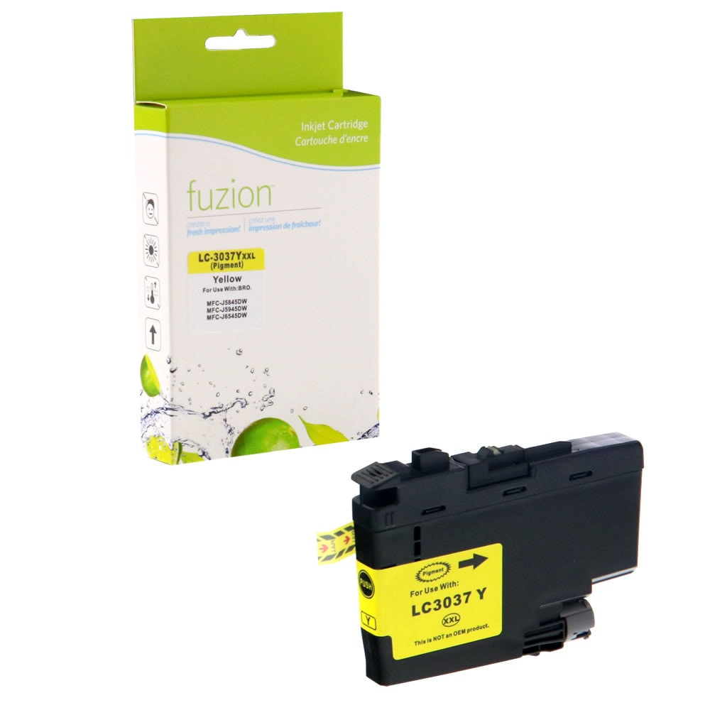 Cartouche compatible Brother LC3037Y Jaune