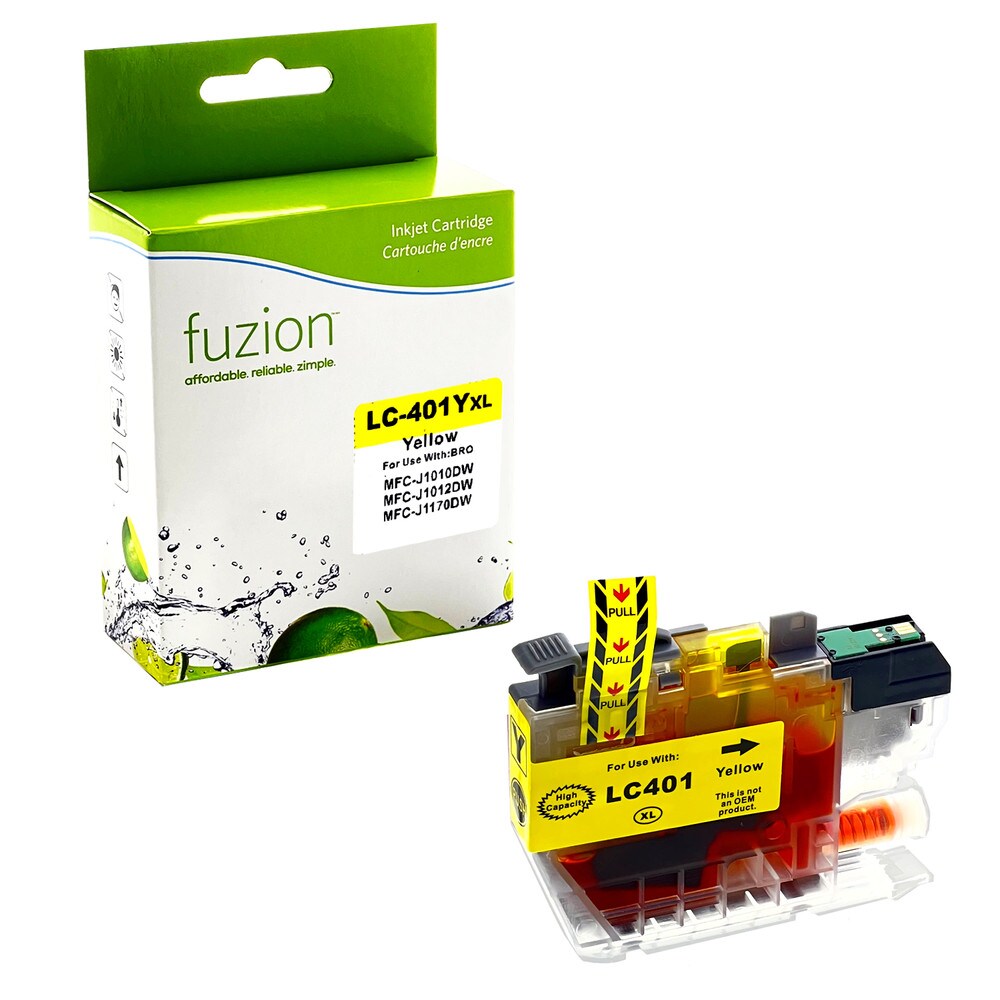 Cartouche compatible Brother LC401XLY Jaune