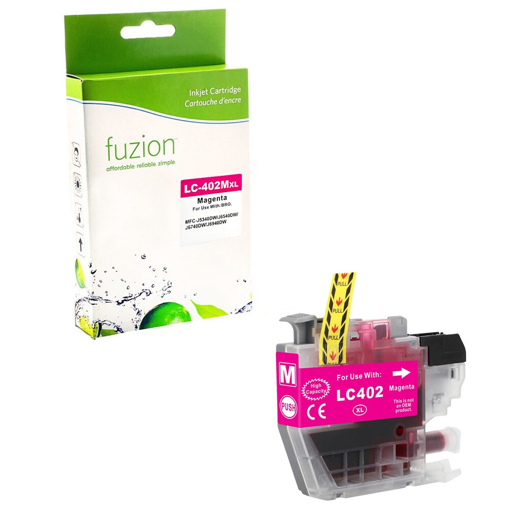 Cartouche compatible Brother LC402XLM Magenta
