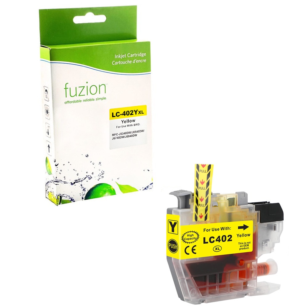 Cartouche compatible Brother LC402XLY Jaune