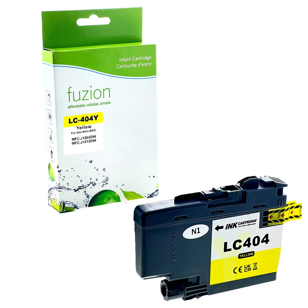 Cartouche compatible Brother LC404Y Jaune
