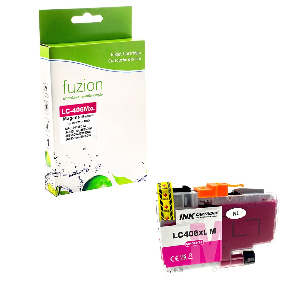 Cartouche compatible Brother LC406XLM Magenta