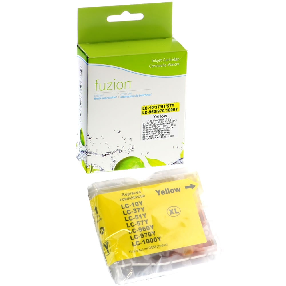 Cartouche compatible Brother LC51 Jaune