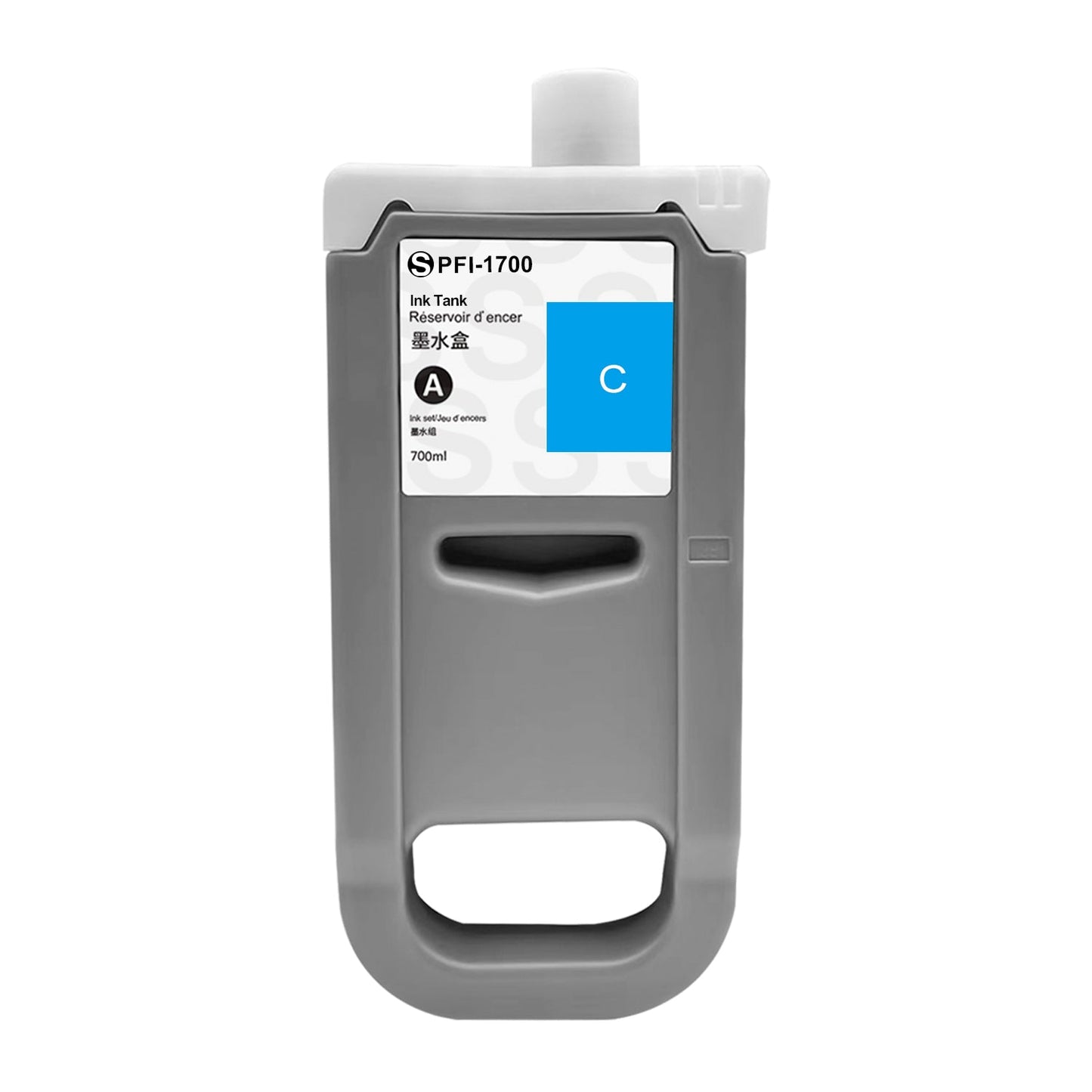 Cartouche Canon PFI-1700 cyan compatible