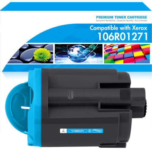 Toner compatible Xerox 106R01271 Cyan