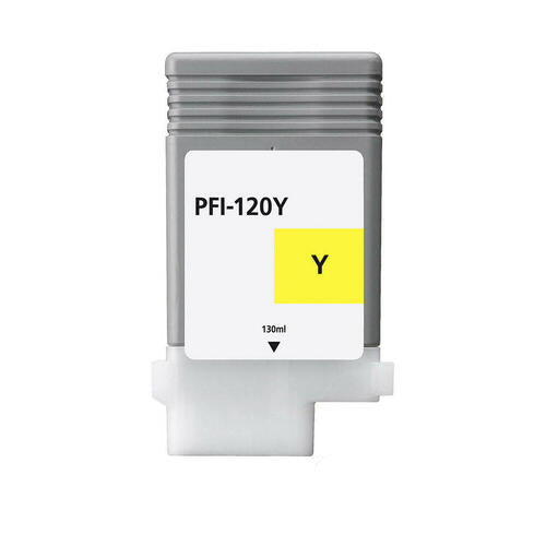 Cartouche d'encre jaune Canon PFI-120 compatible (2888C001)
