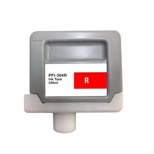 Cartouche Rouge Canon PFI-304 (3855B001AA) compatible