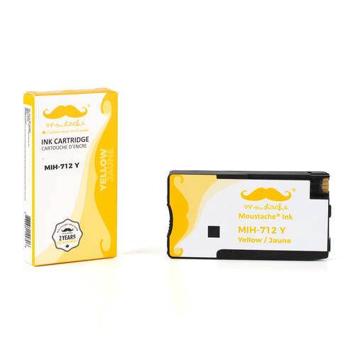 Cartouche compatible HP 712 Jaune