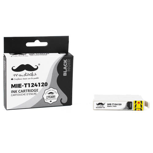 Cartouche d'encre noire compatible pour Epson T124120 (124)