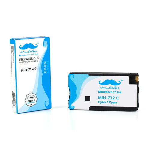 Cartouche compatible HP 712 Cyan