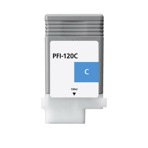 Cartouche d'encre cyan Canon PFI-120 compatible (2886C001)