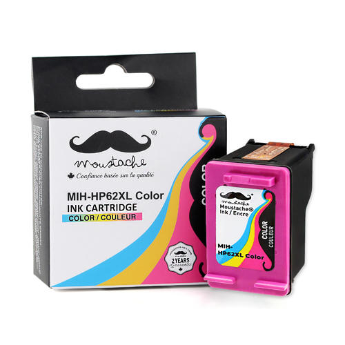 Cartouche compatible HP 62XL (C2P07AN) Tricolore