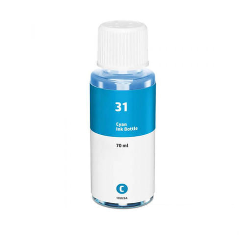 Bouteille d’encre compatible HP 31 Cyan