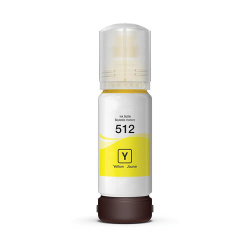 Bouteille d’encre compatible Epson T512 Jaune