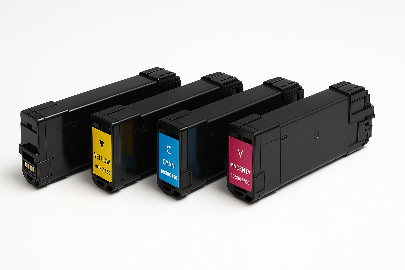 4 compatibles toners black yellow cyan magenta Xerox 106R03757 106R03760 106R03759 106R03758