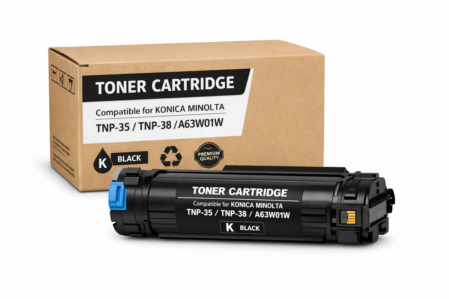 Toner Konica Minolta TNP38 (A63W01W) Noir (OEM)