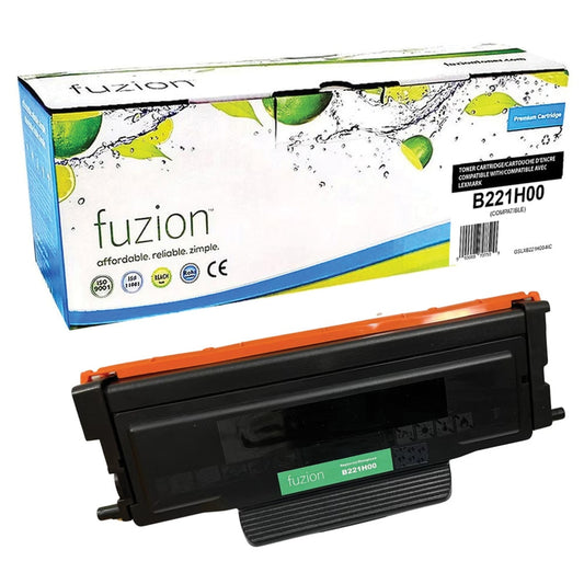 Toner compatible Lexmark B221X00 noir