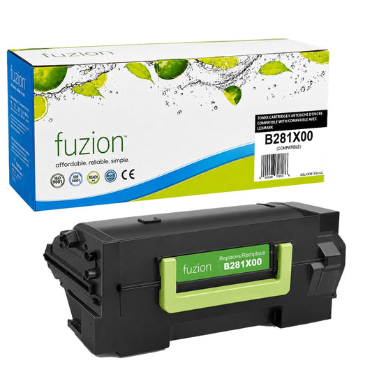 Toner compatible Lexmark B281X00 Noir