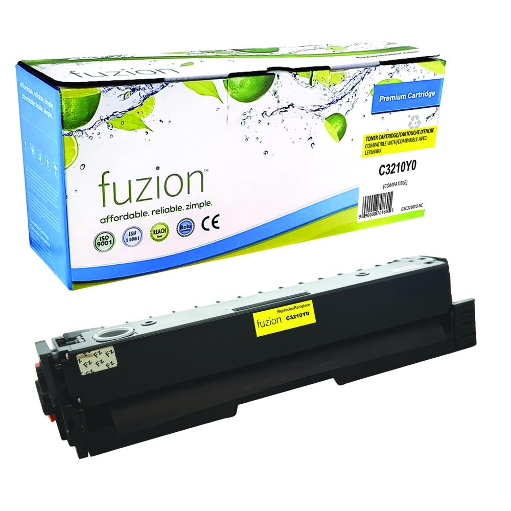 Toner compatible Lexmark C3210Y0 jaune
