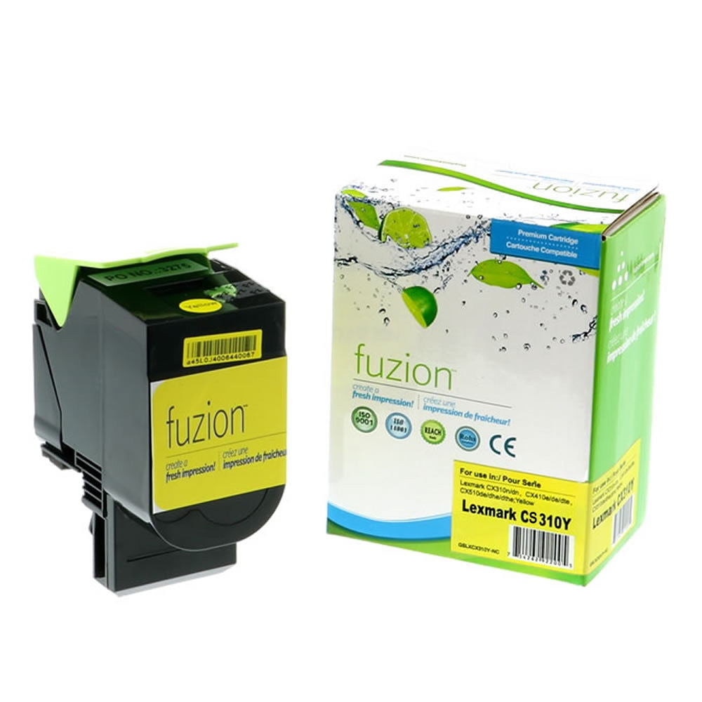 Toner jaune compatible pour Lexmark 70C1HY0 (701Y)