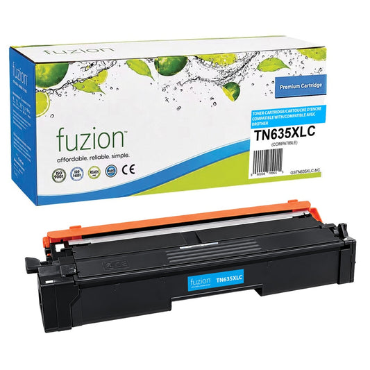 Toner compatible Brother TN635XLC cyan