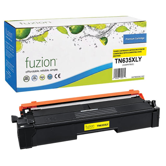 Toner compatible Brother TN635XLY jaune
