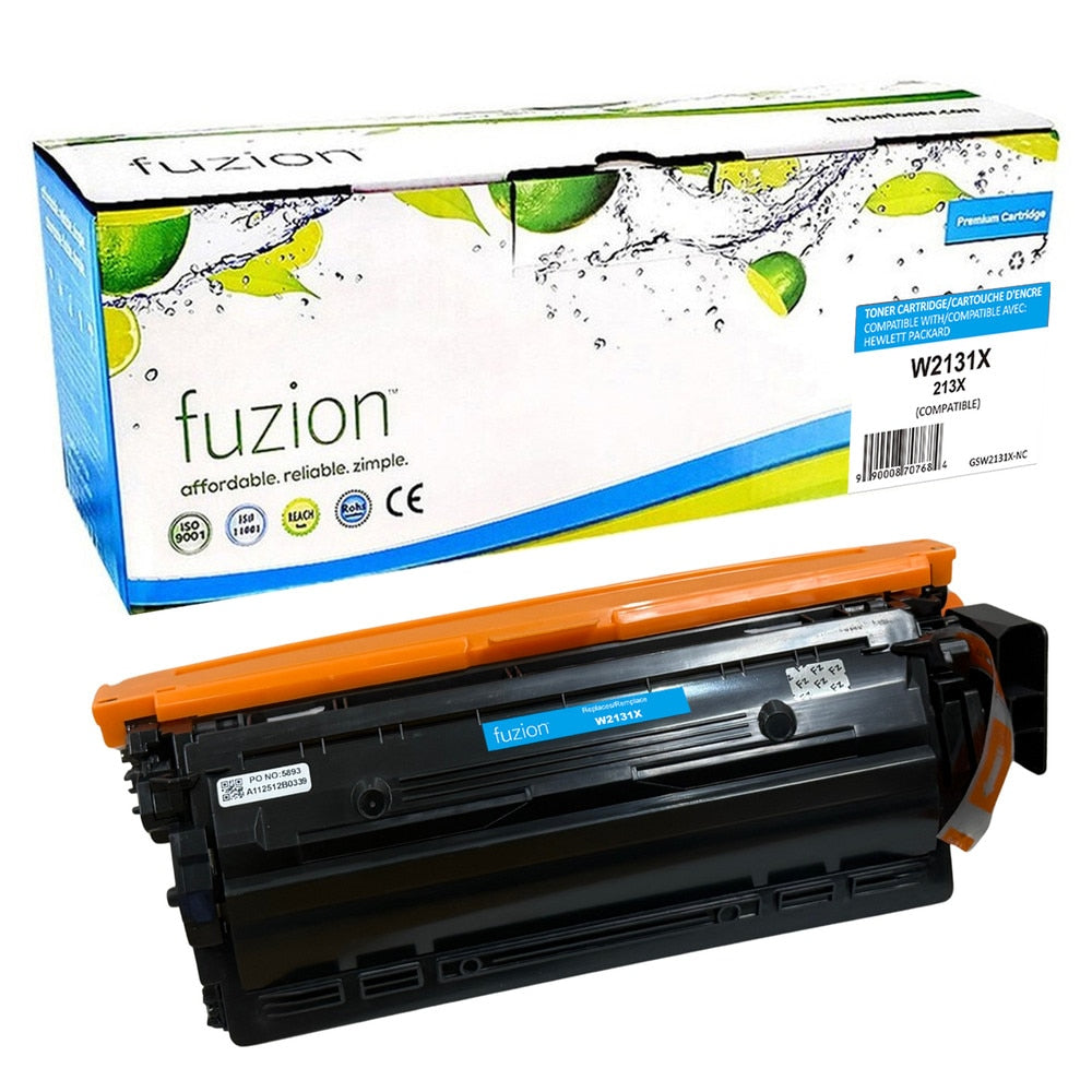 Toner compatible HP 213X W2131X cyan
