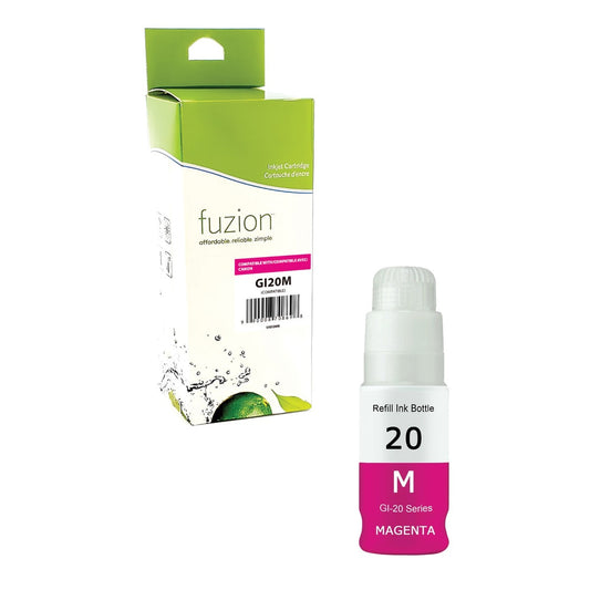 Bouteille d’encre compatible Canon GI-20M magenta