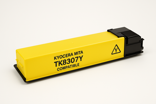 Kyocera Mita TK8307Y compatible yellow toner