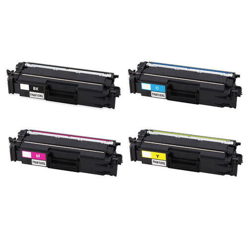 Ensemble de toners compatible pour Brother TN810XL (BK/C/M/Y)