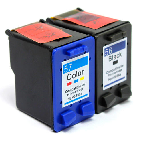 Ensemble de cartouches compatibles HP 56 / 57 noir et couleur