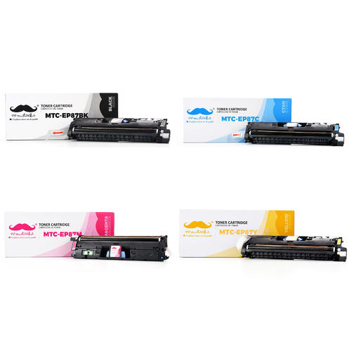 Ensemble de toners compatible pour Canon EP-87 (BK/C/M/Y)