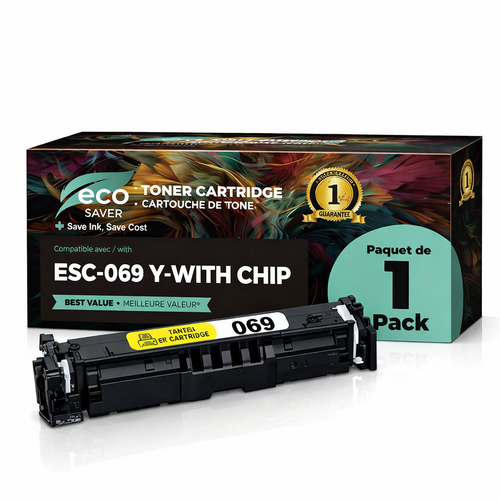 Toner compatible Canon 069 Jaune